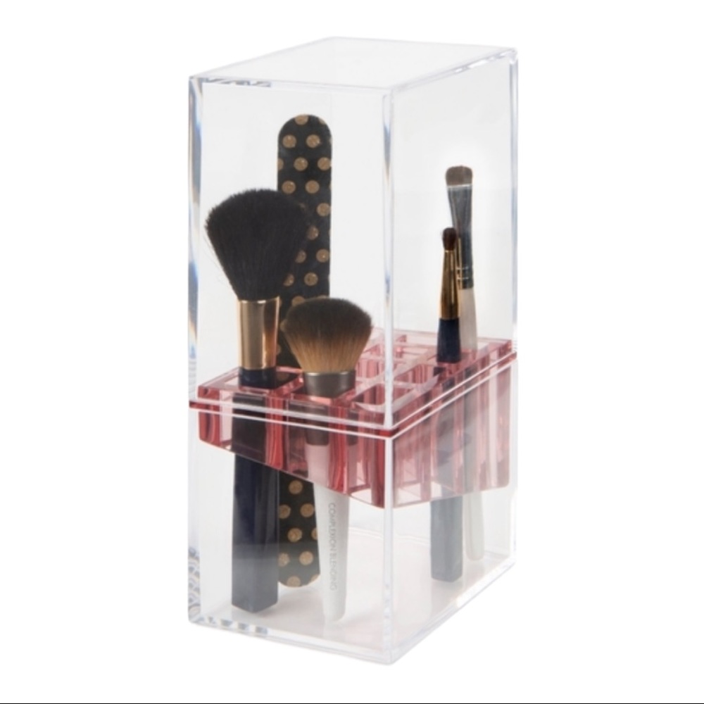 Ruby + Cash Makeup Brush 12 Compartment Counter Top Polystyrene Organizer